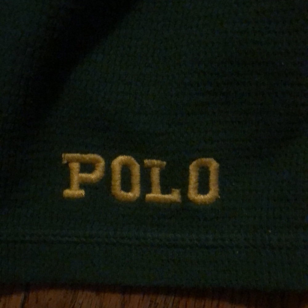 Green polo vintage t-shirt - Picture 8 of 8